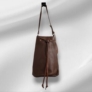 40th Parallel Leather Goods Large Bucket Purse